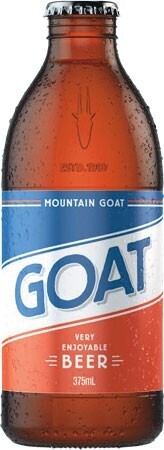 Mountain goat very enjoyable beer bottles 6x375ml
