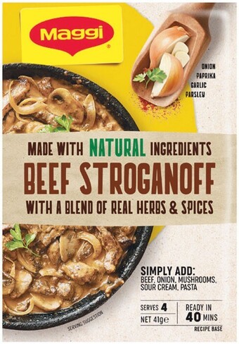 Woolworths Maggi recipe bases 21-41g offer