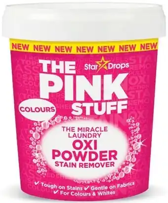 Woolworths The pink stuff oxi powder stain remover colours 1kg pk 6 offer