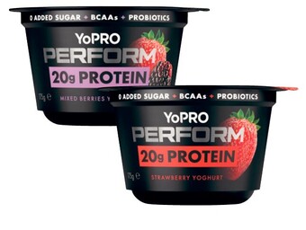 Coles Danone yopro perform yoghurt 175g offer