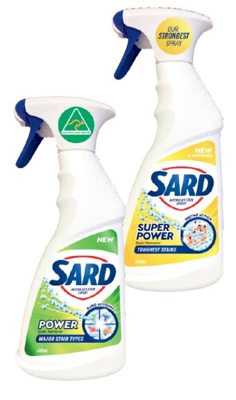 Coles Sard power trigger stain remover 420ml-450ml offer