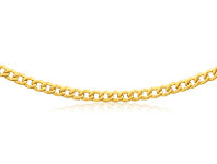 Shiels 9ct Superb Yellow Gold Copper Filled Curb Chain offer