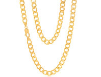 Shiels 9ct Yellow Gold 55cm Curb Chain offer