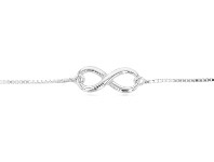 Shiels Sterling Silver Fancy Infinity Adjustable Bracelet offer