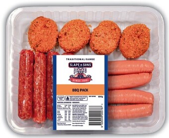 IGA Slape & sons bbq pack 800g offer