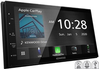 Autobarn Kenwood 6.8” 180w av carplay android auto receiver offer