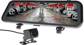 Autobarn Gator 9” clip on rearview mirror with reverse & live stream camera included offer