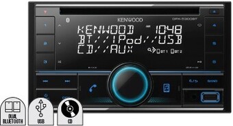 Autobarn Kenwood 2 din head unit w/ cd usb & bluetooth offer