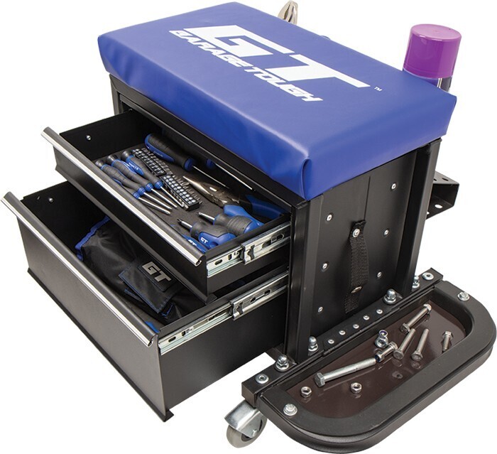 Garage tough deluxe 2 drawer creeper seat offer at Autobarn