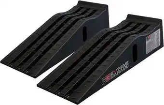 Autobarn Extreme garage 2400kg portable vehicle ramps offer