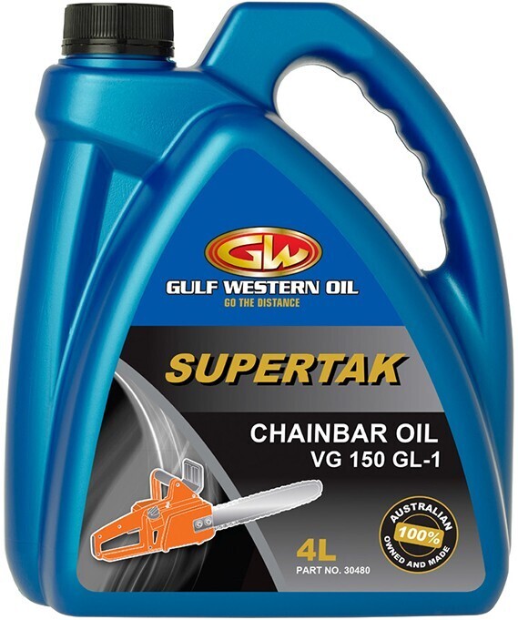 Gulf western oil supertak chainbar oil 4l offer at Autobarn