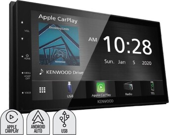 Autopro Kenwood 6.8” 180w av carplay android auto receiver offer