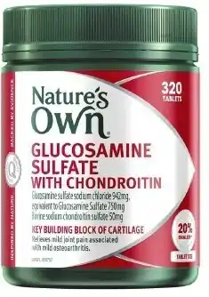 healthylife Nature’s own glucosamine with chondroitin 320 tablets offer