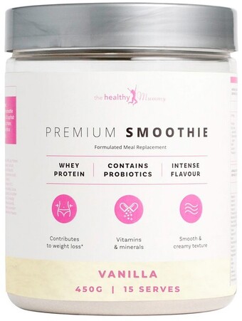 healthylife The healthy mummy premium smoothie vanilla 450g offer