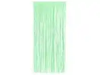 The Party People Shop Door Curtain - Matte, Classic Mint Green offer
