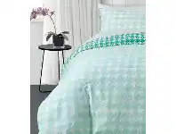 Harris Scarfe Jayson Brunsdon Houndstooth Cotton Sateen Quilt Cover Set offer