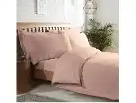 Lincraft Cambridge House Super Soft Jersey Quilt Cover Set QB - Pink offer