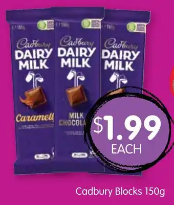 Spudshed Cadbury Blocks 150g offer