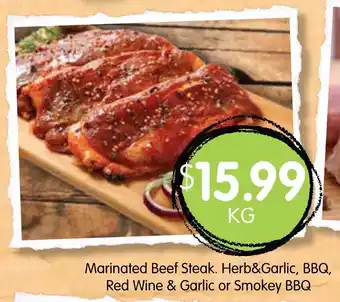 Spudshed Marinated Beef Steak offer