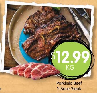 Spudshed Parkfield Beef Y-Bone Steak offer