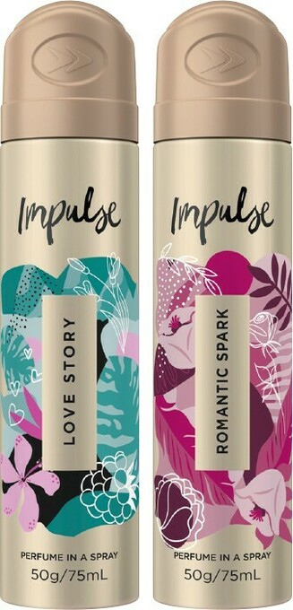 IGA Impulse Body Spray 50u201157g Selected Varieties offer