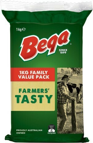 IGA Bega Farmer's Tasty Cheese Block 1kg offer