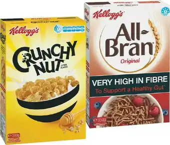 IGA Kellogg's Original Allu2010Bran, Crunchy Nut Corn Flakes, Original Special K or Sultana Bran 300-420g offer