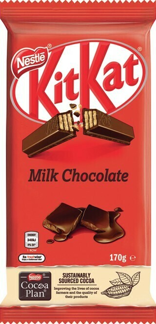 IGA Nestlé Chocolate Block 118u2011200g Selected Varieties offer