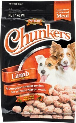 IGA V.I.P. Chunkers Dog Food 1kg Selected Varieties (Refrigerated Pet Food) offer