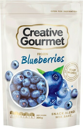 IGA Creative Gourmet Frozen Blueberries 300g offer
