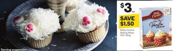 Woolworths Betty Crocker Baking Mixes 400 540g offer