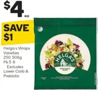 Woolworths Helga s Wraps 508g offer