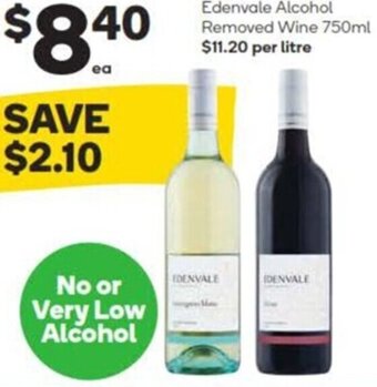 Edenvale Alcohol Removed Wine 750ml