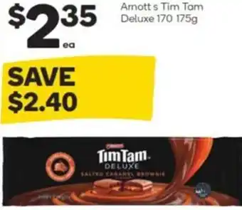 Woolworths Arnotts Tim Tam Deluxe 170 175g offer