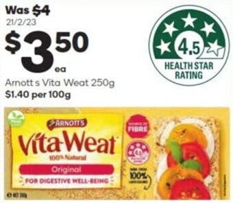 Arnotts Vita Weat 250g
