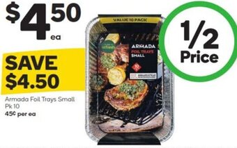 Woolworths Armada Foil Trays Small offer