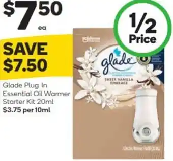 Glade Plug In Essential Oil Warmer Starter kit 20ml