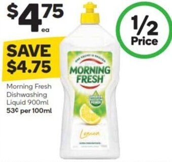 Woolworths Morning Fresh Dishwashing Liquid 900ml offer