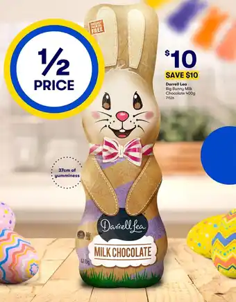 Costco Darrell Lea Big Bunny Milk Chocolate 400g offer