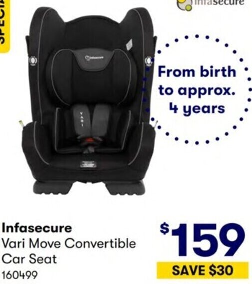 Infasecure Vari Move Convertible Car Seat offer at Costco