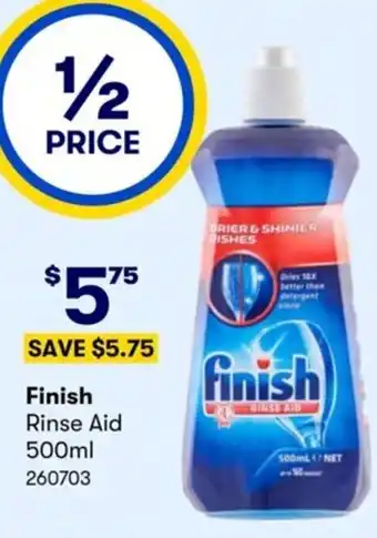 Costco Finish Rinse Aid 500ml offer