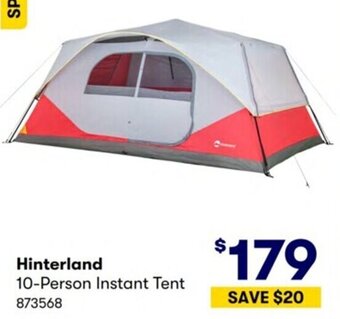 Hinterland 10-Person Instant Tent