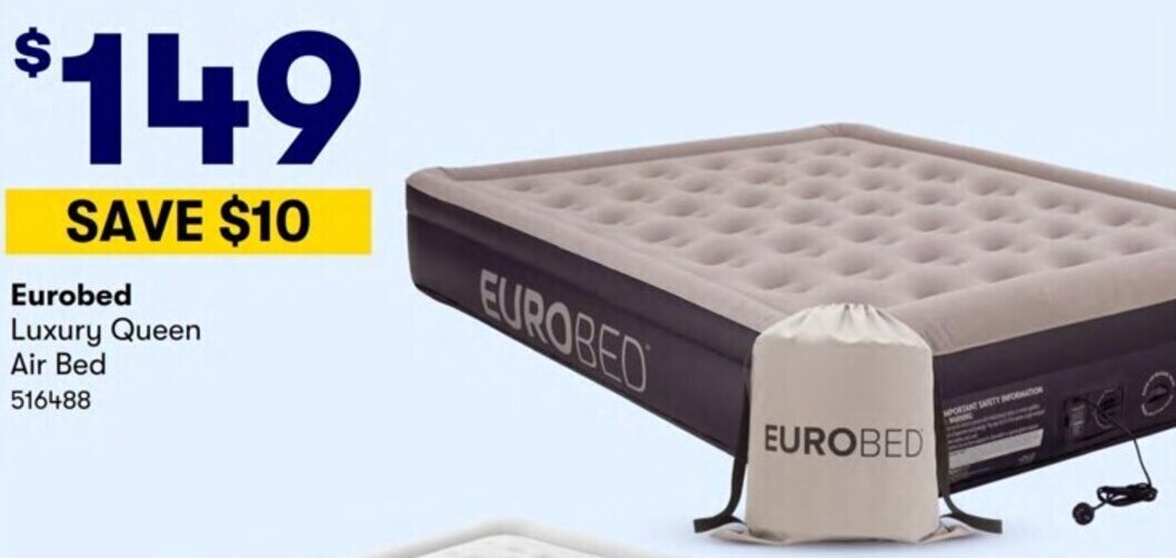 Eurobed Luxury Queen Air Bed offer at Costco