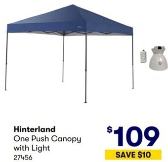 Hinterland One Push Canopy with Light