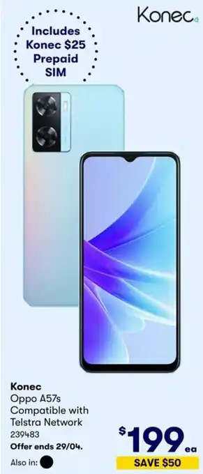 Konec Oppo A57s Compatible with Telstra Network