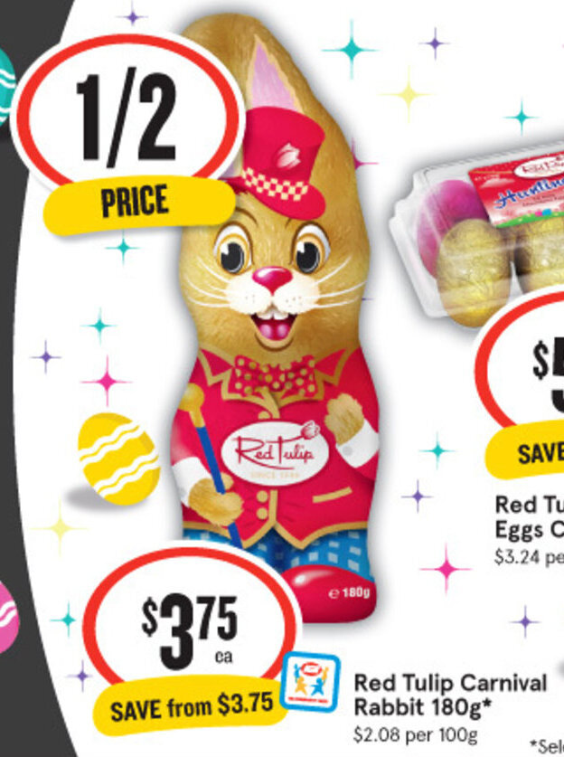 Red Tulip Carnival Rabbit 180g offer at IGA