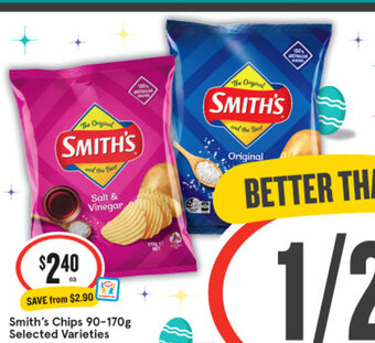 IGA Smith's Chips 90-170g offer