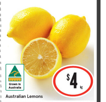 IGA Australian Lemons offer