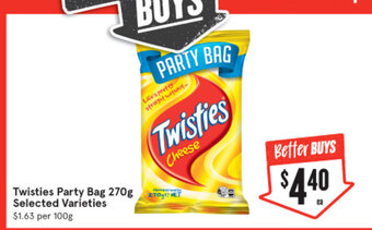 IGA Twisties Party Bag 270g offer