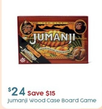 Jumanji Wood Case Board Game